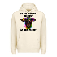 Tofu i'm the rainbow sheep of the family suffolk sheep Premium Hoodie - Artiststas