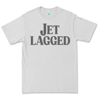 Dove Grey jet lagged cute world traveler & funny vacation pullover hoodie Premium Tee - linhVisuals