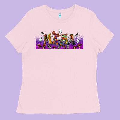 Halloween Mama Libbey Glass Ladies Tee Designed By Bundleandbundleshop