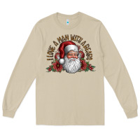 Mushroom i love a man with a bearo Long Sleeve Tee - CowhideDigitalArt