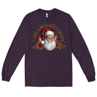 Plum i love a man with a bearo Long Sleeve Tee - CowhideDigitalArt