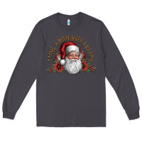 Smoke i love a man with a bearo Long Sleeve Tee - CowhideDigitalArt