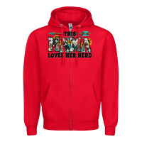 Red this mama loves her herd goats Zipper Hoodie - Jasminsmagicworld