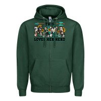 Sports Green this mama loves her herd goats Zipper Hoodie - Jasminsmagicworld