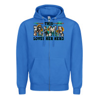 True Royal this mama loves her herd goats Zipper Hoodie - Jasminsmagicworld