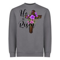 Storm he is risen matthew 28 6 Heavyweight Sweatshirt - Jasminsmagicworld