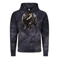 Cloud Black Spectacled Bear Vintage Hoodie - LillyAllenDesigns