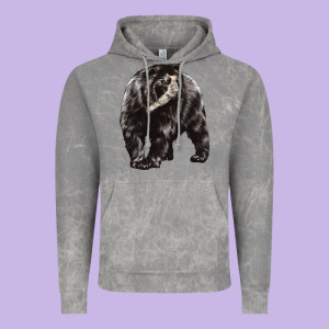 Spectacled Bear Vintage Hoodie Designed By Lillyallendesigns