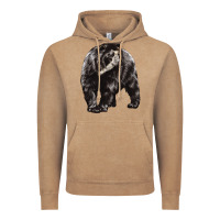 Vintage Coffee Spectacled Bear Vintage Hoodie - LillyAllenDesigns
