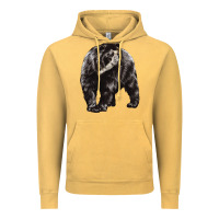 Vintage Mustard Spectacled Bear Vintage Hoodie - LillyAllenDesigns