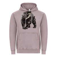 Vintage Zinc Spectacled Bear Vintage Hoodie - LillyAllenDesigns