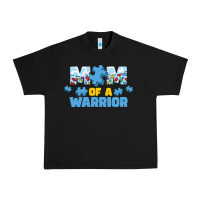 Black LIL Autism Mom Urban Heavy Tee - CowhideDigitalArt