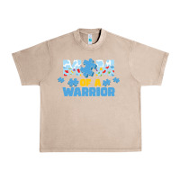 French Oak LIL Autism Mom Urban Heavy Tee - CowhideDigitalArt