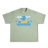 Oil Green LIL Autism Mom Urban Heavy Tee - CowhideDigitalArt