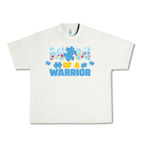 Pistachio LIL Autism Mom Urban Heavy Tee - CowhideDigitalArt