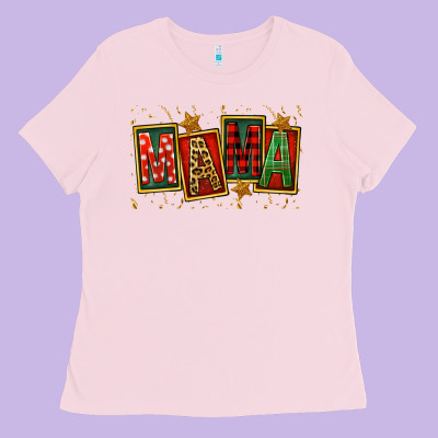 Mama Christmas Ladies Tee Designed By Fadigitalartstudio