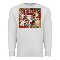 Merry Christmas Goats Tumbler Premium Sweatshirt | Teevron