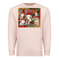 Pale Pink merry Christmas goats tumbler Premium Sweatshirt - Jasminsmagicworld