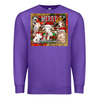 Purple merry Christmas goats tumbler Premium Sweatshirt - Jasminsmagicworld