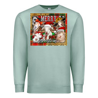 Seafoam merry Christmas goats tumbler Premium Sweatshirt - Jasminsmagicworld