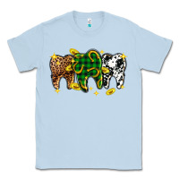 Dusty Blue St. Patrick's Day Dental Classic Tee - OliviaCreatesArt