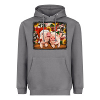 Storm christmas pigs Heavyweight Hoodie - Jasminsmagicworld