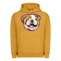 Pigment Peanut Butter bulldog pink glitter Urban Hoodie - Jasminsmagicworld