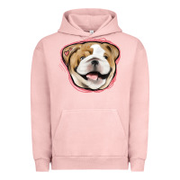 Pigment Salmon bulldog pink glitter Urban Hoodie - Jasminsmagicworld