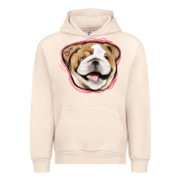 Sandshell bulldog pink glitter Urban Hoodie - Jasminsmagicworld