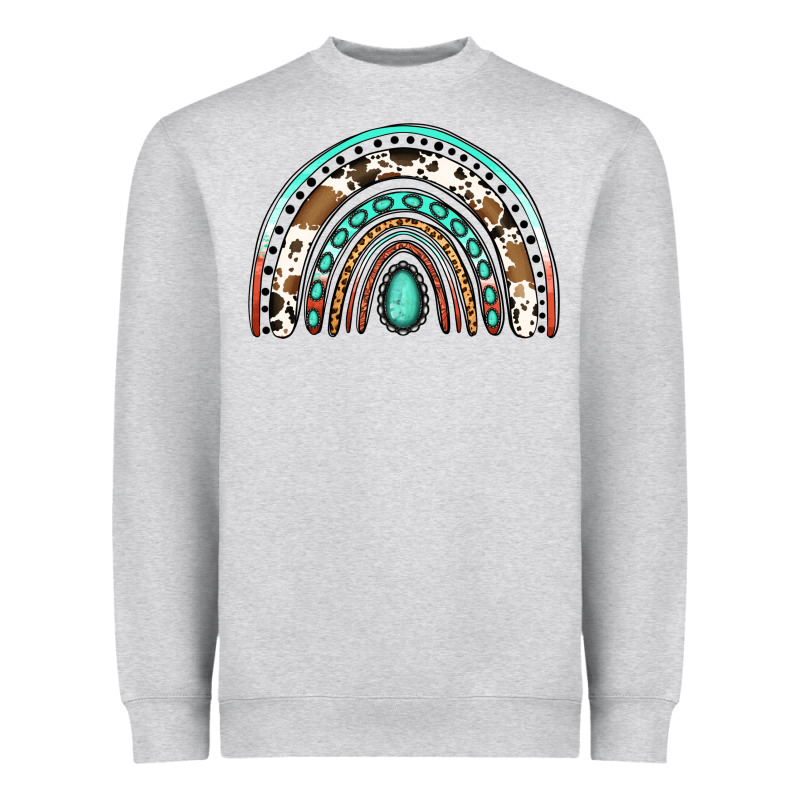 Blessed Western Rainbow Heavyweight Sweatshirt by Jasminsmagicworld | Teevron