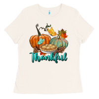 Thankful Pumpkins Ladies Tee | Teevron