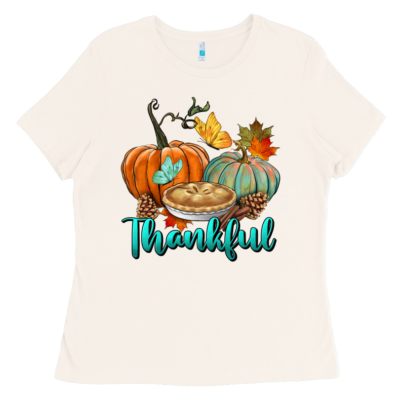 Thankful Pumpkins Ladies Tee by BundleAndBundleShop | Teevron