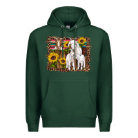 Sports Green gats baby gots sunflowers wooden serape leopard Premium Hoodie - Artiststas