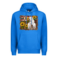 True Royal gats baby gots sunflowers wooden serape leopard Premium Hoodie - Artiststas