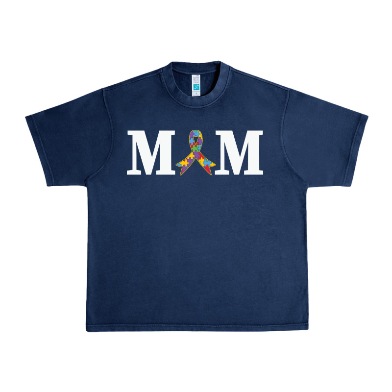 Lil Autism Mom Urban Heavy Tee by CowhideDigitalArt | Teevron