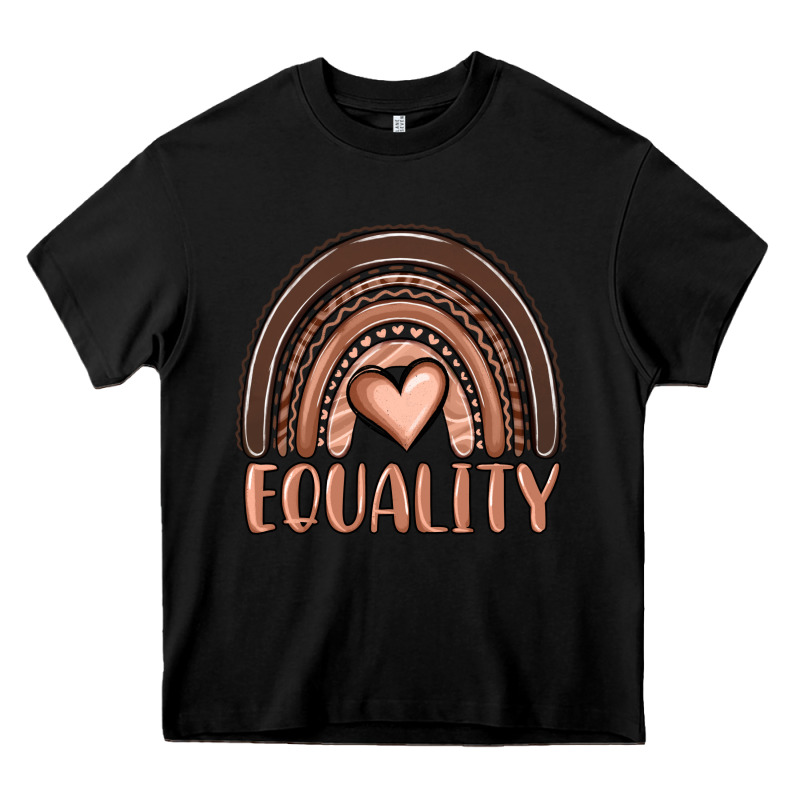 Equality Melanin Rainbow Heavy Core Tee by OliviaCreatesArt | Teevron