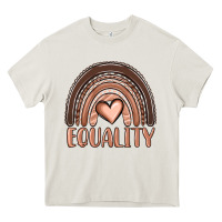 Cream equality melanin rainbow Heavy Core Tee - OliviaCreatesArt