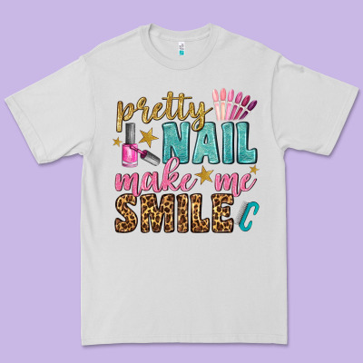 Pretty Nail Make Me Smile Bbs Premium Tee Designed By Bundleandbundleshop
