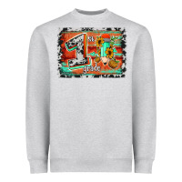 Heather Grey western back to school 1st grade Heavyweight Sweatshirt - Jasminsmagicworld