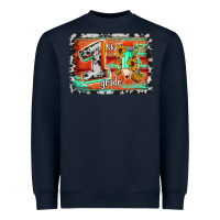 Navy western back to school 1st grade Heavyweight Sweatshirt - Jasminsmagicworld