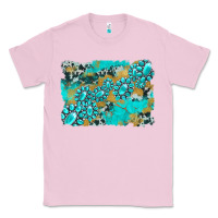 Bubblegum Pink gemstone cowhide glitter background Classic Tee - Artiststas