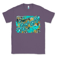 Lavender gemstone cowhide glitter background Classic Tee - Artiststas