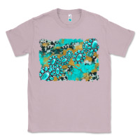 Lilac gemstone cowhide glitter background Classic Tee - Artiststas