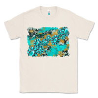 Natural gemstone cowhide glitter background Classic Tee - Artiststas