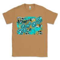 Toasted Coconut gemstone cowhide glitter background Classic Tee - Artiststas