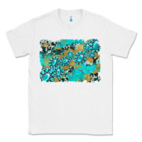 White gemstone cowhide glitter background Classic Tee - Artiststas