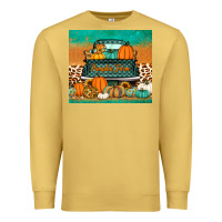 Antique Gold pumpkin farm truck tumbler Premium Sweatshirt - Jasminsmagicworld