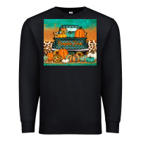 Black pumpkin farm truck tumbler Premium Sweatshirt - Jasminsmagicworld