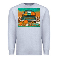 Heather Grey pumpkin farm truck tumbler Premium Sweatshirt - Jasminsmagicworld