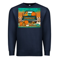Navy pumpkin farm truck tumbler Premium Sweatshirt - Jasminsmagicworld